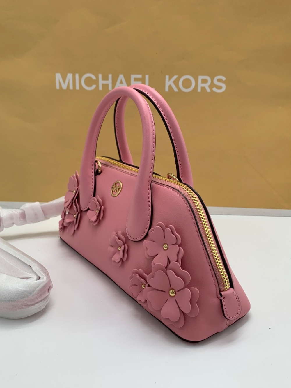 Michael kors Petra Small Floral Embellished Crossbody Bag - Picture 3 of 12